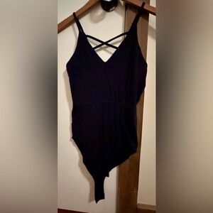 Cynthia Rowley Navy Bodysuit